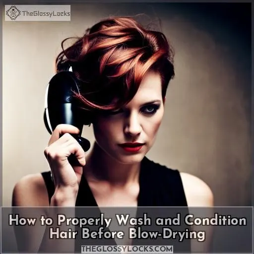 How to Properly Wash and Condition Hair Before Blow-Drying