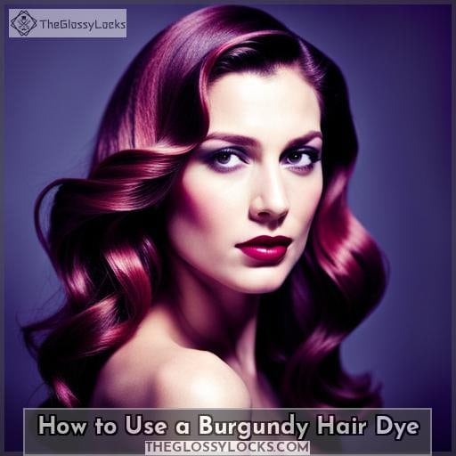 How to Use a Burgundy Hair Dye