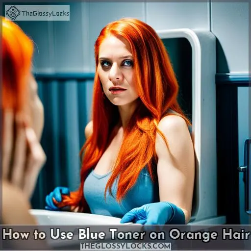 How to Use Blue Toner on Orange Hair
