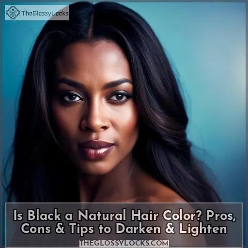 is black a natural hair color