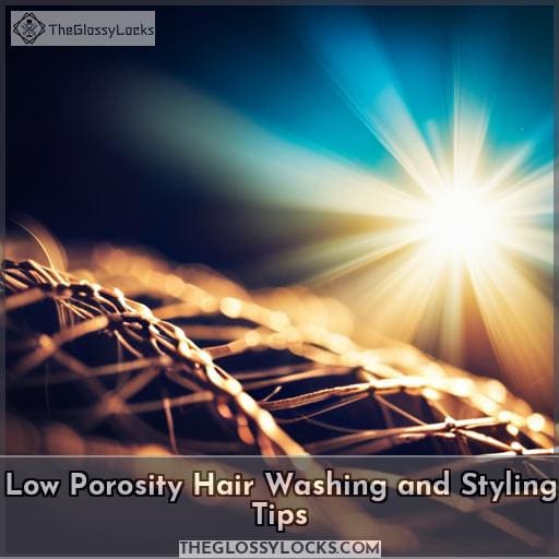 Low Porosity Hair Washing and Styling Tips