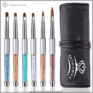 Makartt 6pcs Nail Art Brushes B00V4LK91E