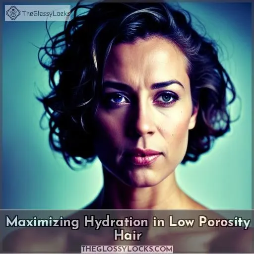 Maximizing Hydration in Low Porosity Hair