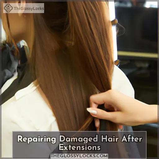 Repairing Damaged Hair After Extensions