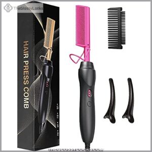 Hot Comb Ceramic Hair Straightener,Electric