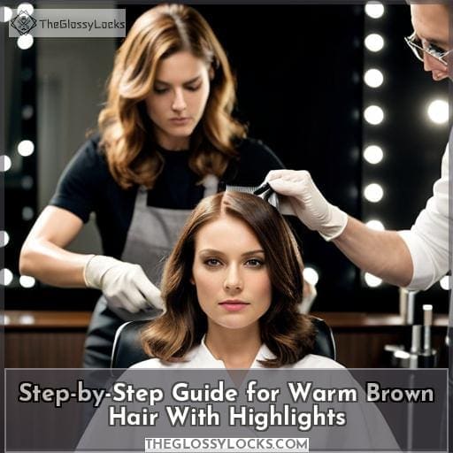 Step-by-Step Guide for Warm Brown Hair With Highlights Step-by-Step Guide for Warm Brown Hair With Highlights