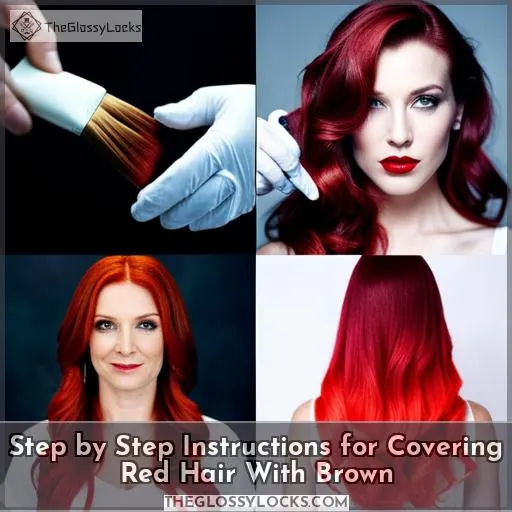 Step by Step Instructions for Covering Red Hair With Brown