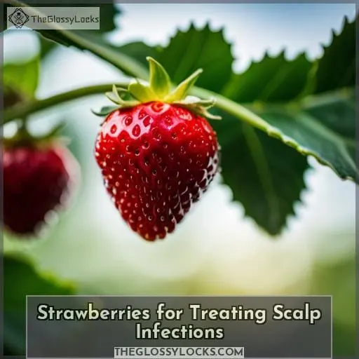 Strawberries for Treating Scalp Infections