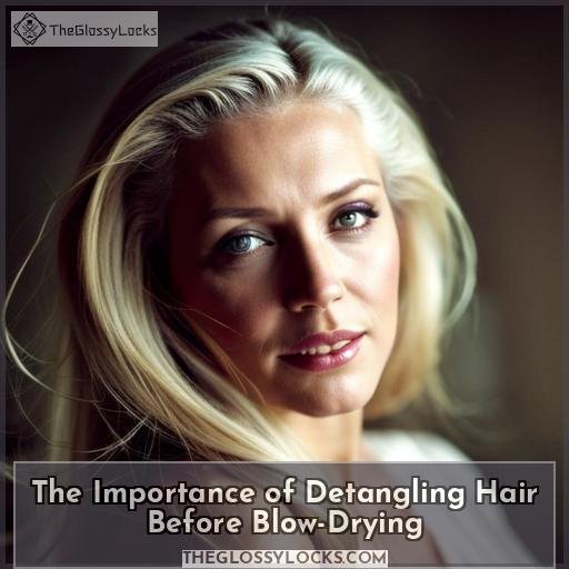 The Importance of Detangling Hair Before Blow-Drying The Importance of Detangling Hair Before Blow-Drying