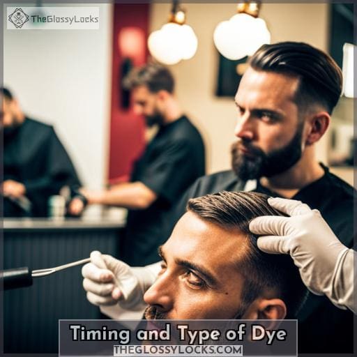 Timing and Type of Dye