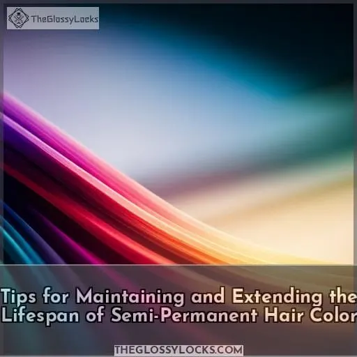 Tips for Maintaining and Extending the Lifespan of Semi-Permanent Hair Color
