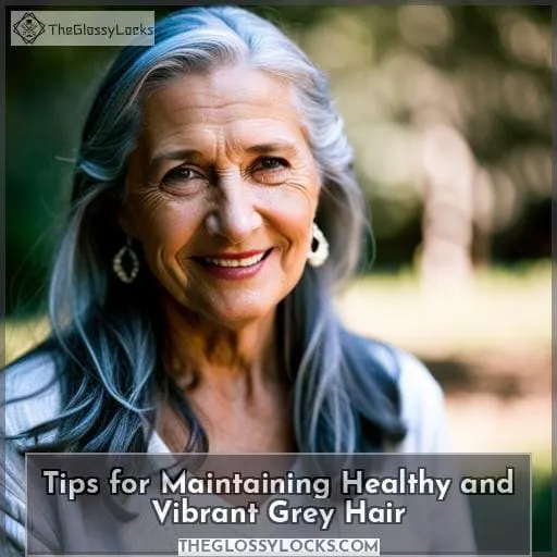 Tips for Maintaining Healthy and Vibrant Grey Hair
