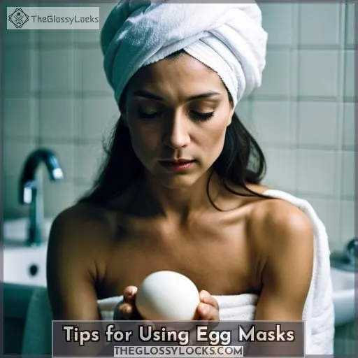 Tips for Using Egg Masks