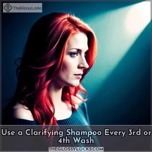 Use a Clarifying Shampoo Every 3rd or 4th Wash