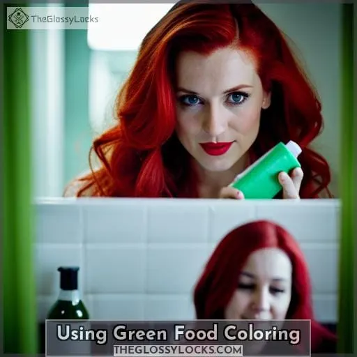 Using Green Food Coloring