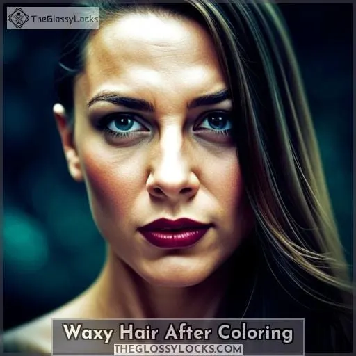Waxy Hair After Coloring