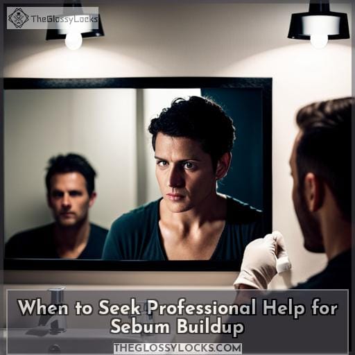 When to Seek Professional Help for Sebum Buildup