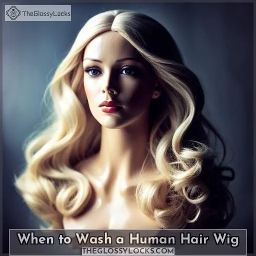 When to Wash a Human Hair Wig