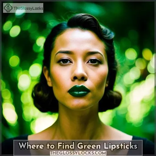 Where to Find Green Lipsticks