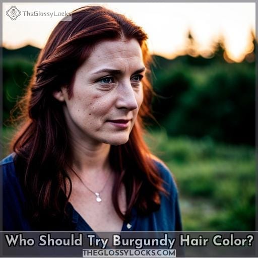 Who Should Try Burgundy Hair Color