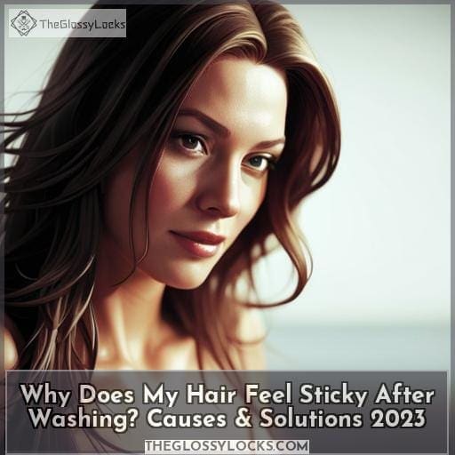 Why Does My Hair Feel Sticky After Washing? Causes & Solutions 2023