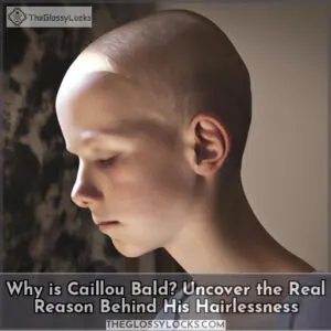 why is caillou bald