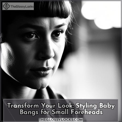 will baby bangs mask a small forehead will baby bangs mask a small forehead