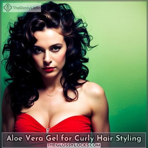 Aloe Vera Gel for Curly Hair Styling