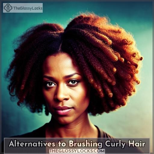 Alternatives to Brushing Curly Hair