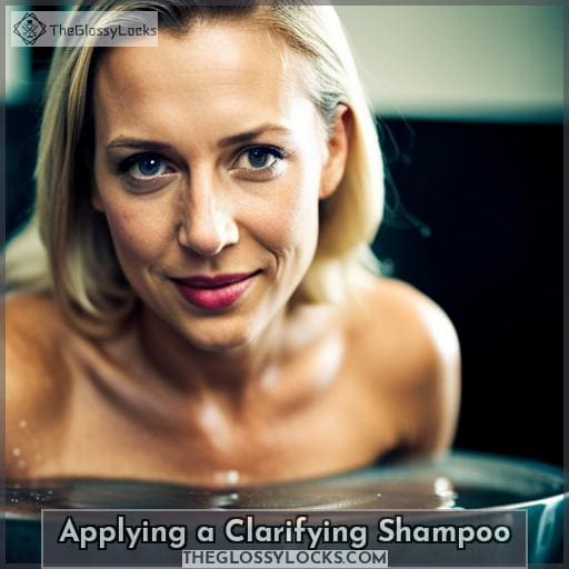 Applying a Clarifying Shampoo