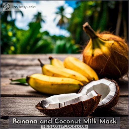 Banana and Coconut Milk Mask