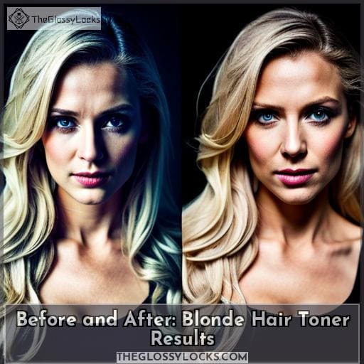 Before and After: Blonde Hair Toner Results