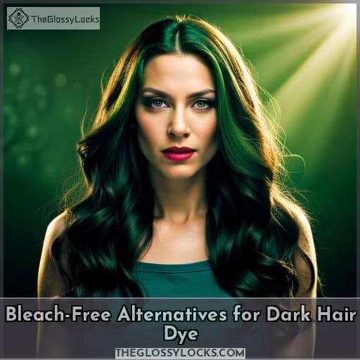 Bleach-Free Alternatives for Dark Hair Dye Bleach-Free Alternatives for Dark Hair Dye