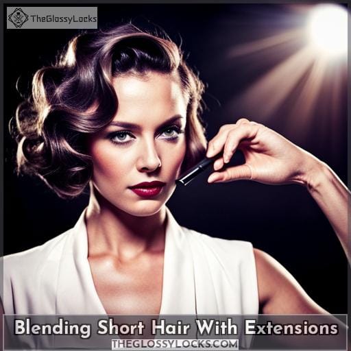 Blending Short Hair With Extensions