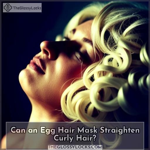 Can an Egg Hair Mask Straighten Curly Hair