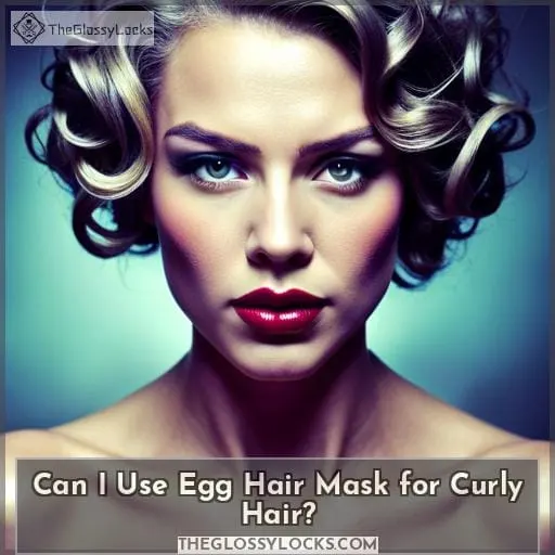 can i use egg hair mask on curly hair