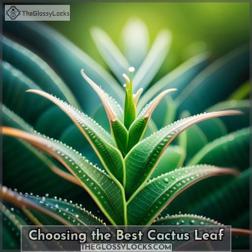 Choosing the Best Cactus Leaf