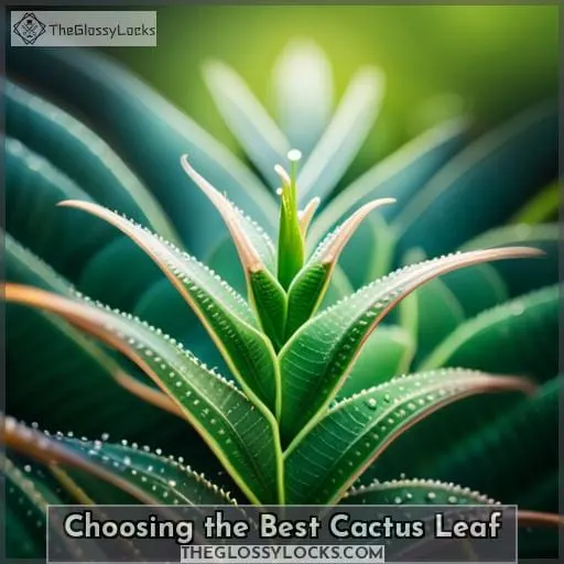 Choosing the Best Cactus Leaf