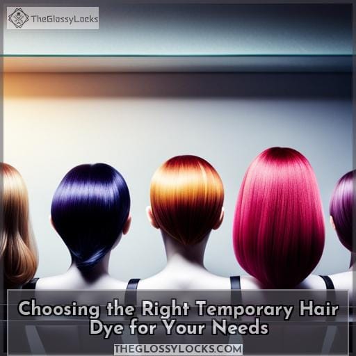 Choosing the Right Temporary Hair Dye for Your Needs