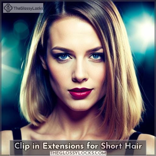 Clip in Extensions for Short Hair
