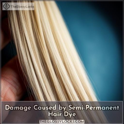 Damage Caused by Semi-Permanent Hair Dye