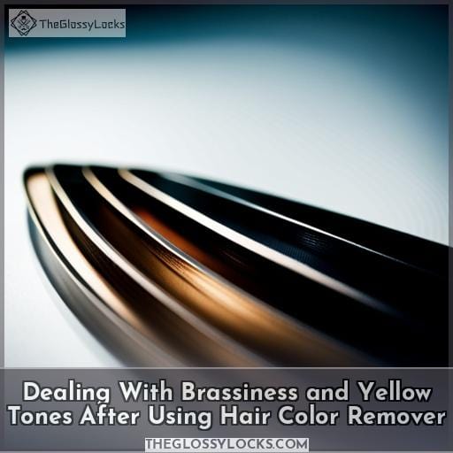 Dealing With Brassiness and Yellow Tones After Using Hair Color Remover