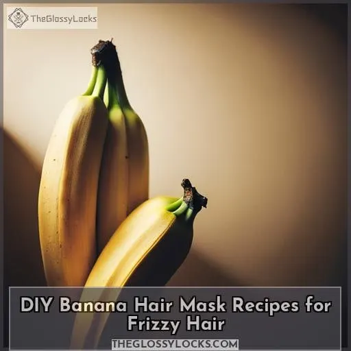 diy banana hair mask recipes for frizzy hair