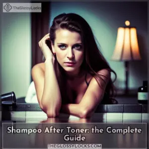 do you shampoo after toner