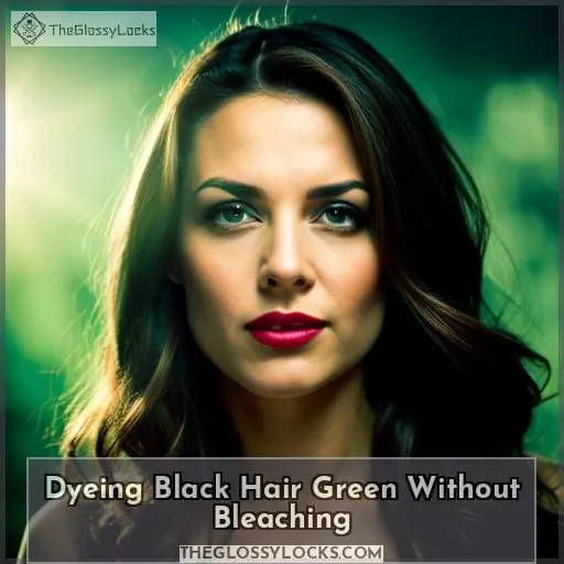 Dyeing Black Hair Green Without Bleaching