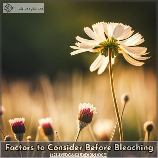 Factors to Consider Before Bleaching