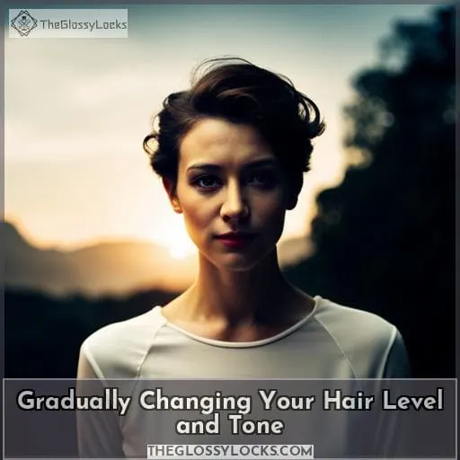 Gradually Changing Your Hair Level and Tone