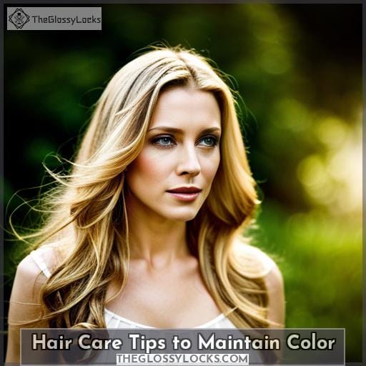 Hair Care Tips to Maintain Color