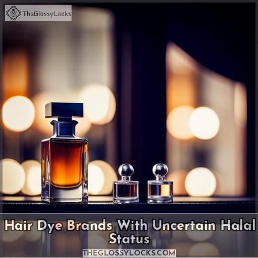 Hair Dye Brands With Uncertain Halal Status