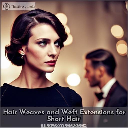 Hair Weaves and Weft Extensions for Short Hair